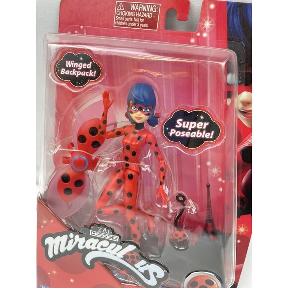 Miraculous Ladybug Paris Wings Action Figure 5” - Picture 1 of 5